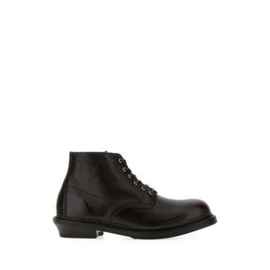 Our Legacy Men Dark Brown Leather Cortege Ankle Boots